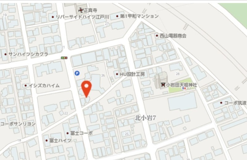 グローレ小岩 地図（共通）