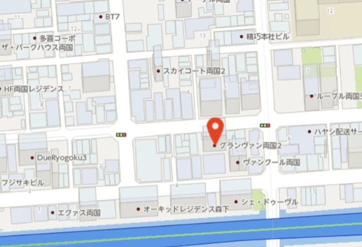 グランヴァン両国Ⅱ 地図（共通）