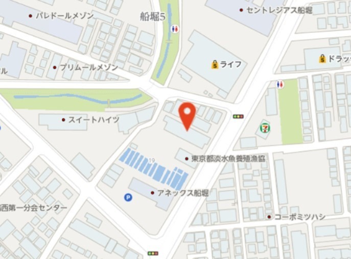 エトワール船堀 地図（共通）