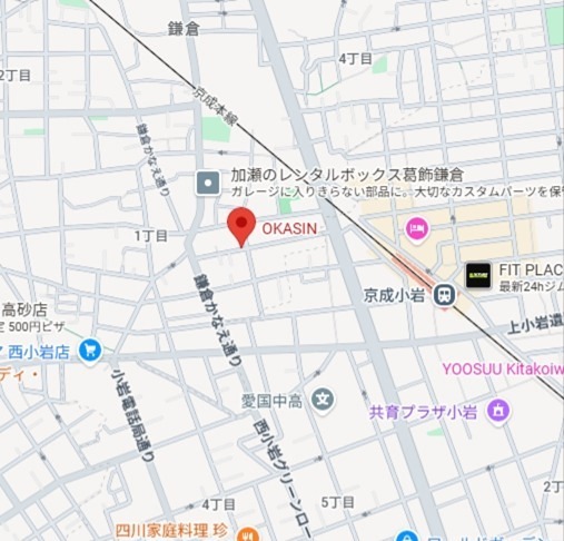OKASIN 地図（共通）