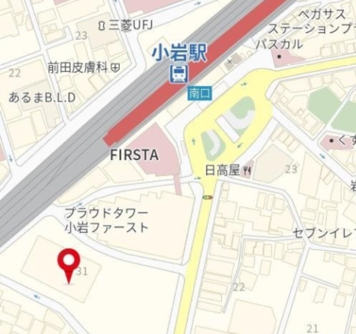 プラウドタワー小岩フロント 地図（共通）