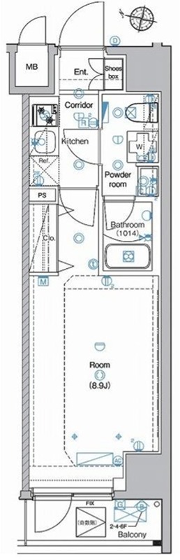 アンベリール亀戸パーク 間取り