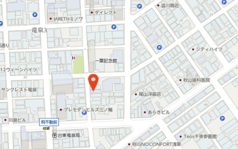 ブローテ三ノ輪 地図（共通）