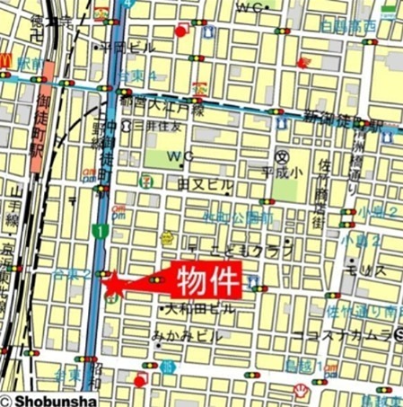 KDXレジデンス御徒町 地図（共通）