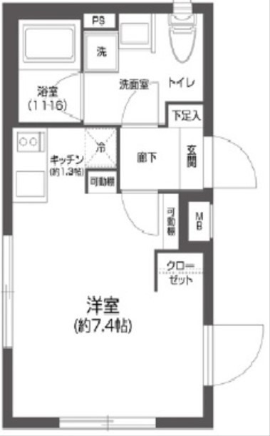 プラティーク森下 間取り