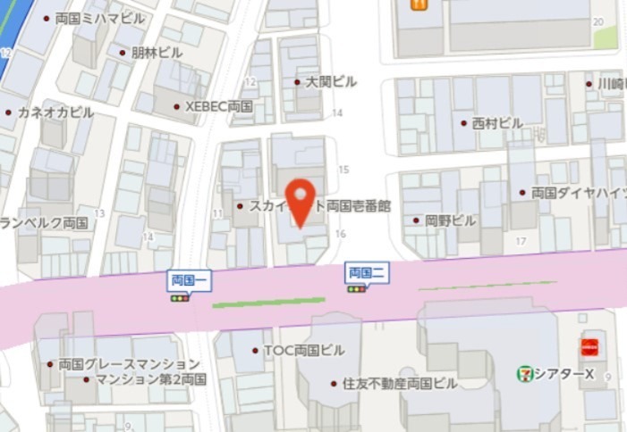 オーソン両国 地図（共通）