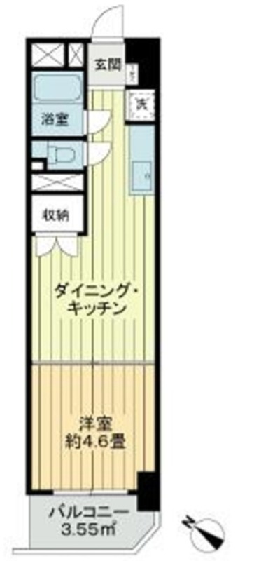 カーサ蔵前 間取り