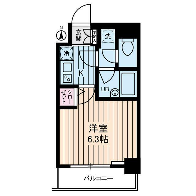 アムス門前仲町　富岡 間取り