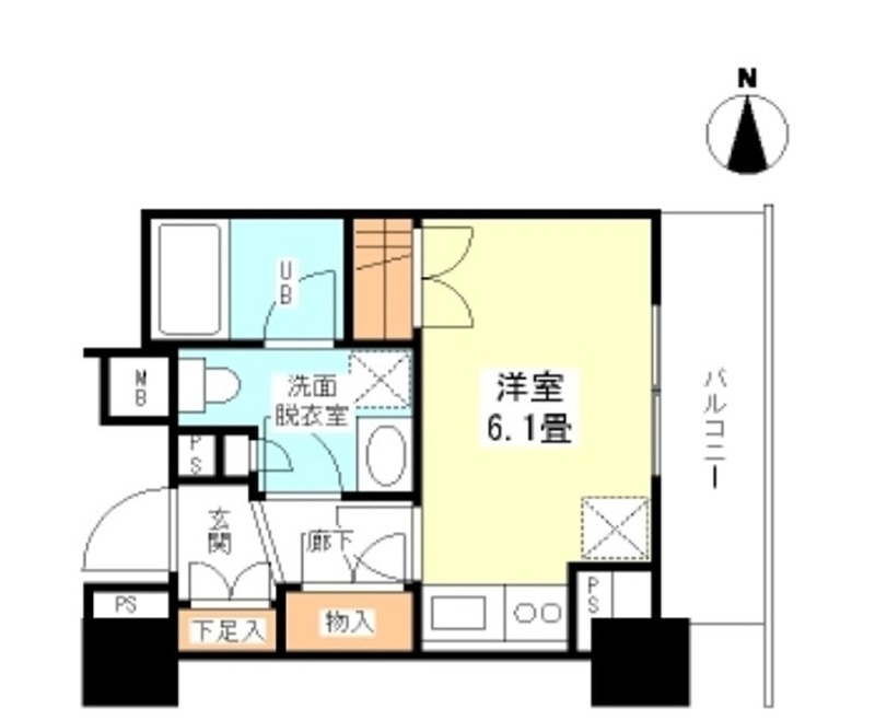 プラウドタワー亀戸 間取り