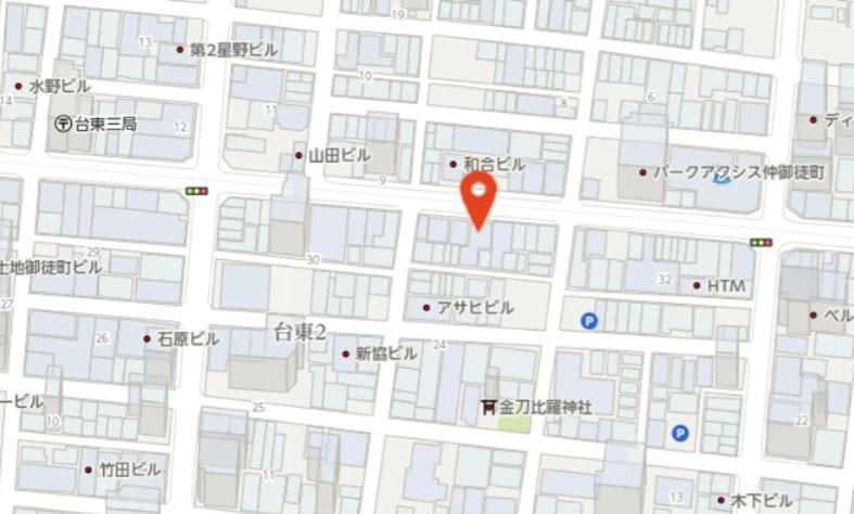アイル秋葉原ノース弐番館 地図（共通）