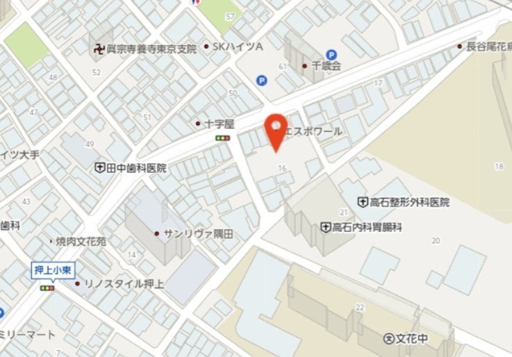 ARCOBALENO OSHIAGE BLOSSOM 地図（共通）