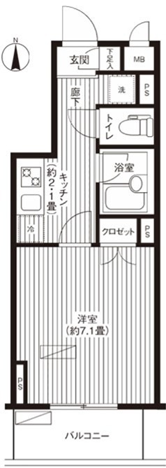 エフシティ亀戸 間取り