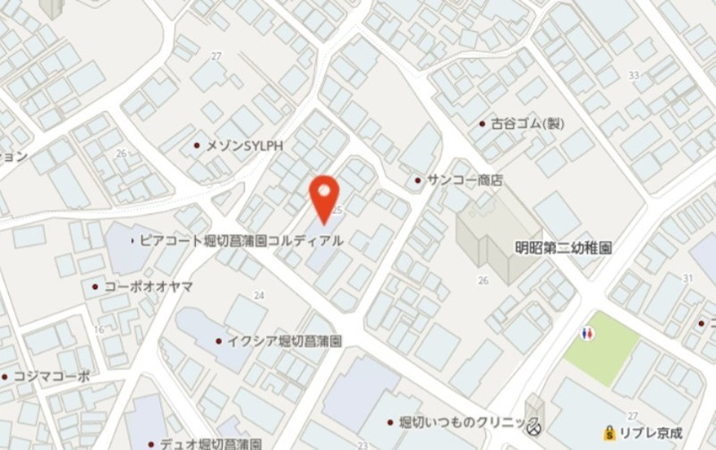 ジェノヴィア堀切菖蒲園 地図（共通）