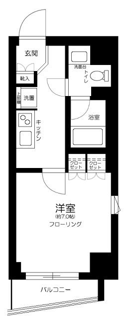 Live Casa両国Ⅱ 間取り