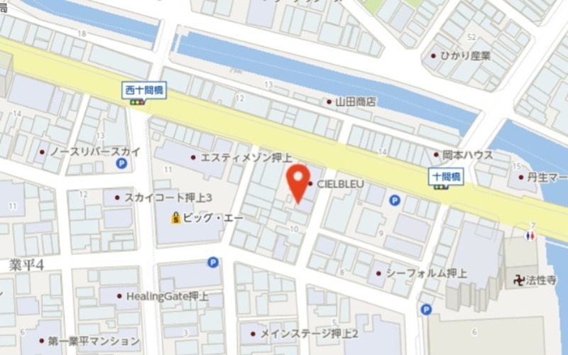 CIEL BLEU 地図（共通）