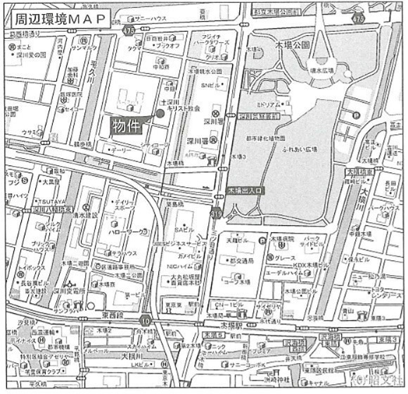 パークサイド木場 地図（共通）