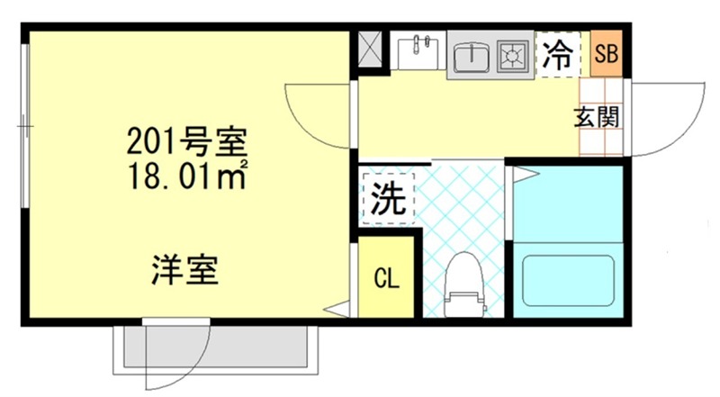 ボンボニエール一之江 間取り