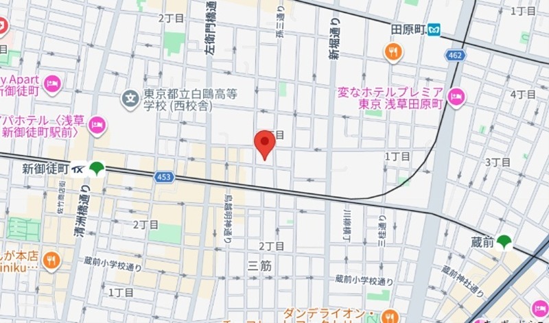 リブリ‧根岸 CEREZO  地図（共通）