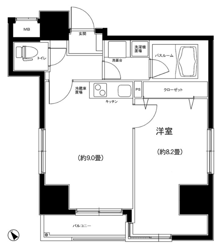 グランフォース上野入谷 間取り