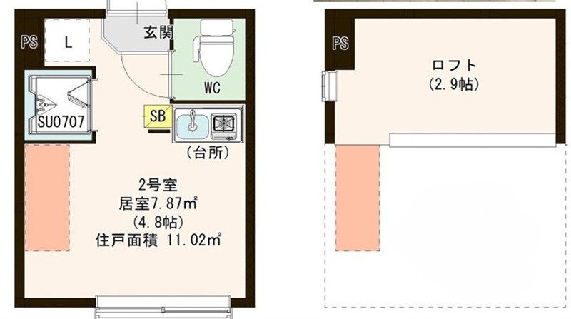 アゼリア東向島 間取り