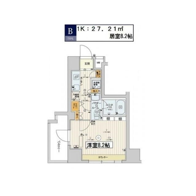 スカイコート江東住吉 間取り