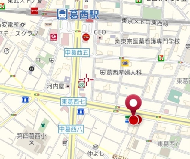 HF葛西レジデンス 地図（共通）