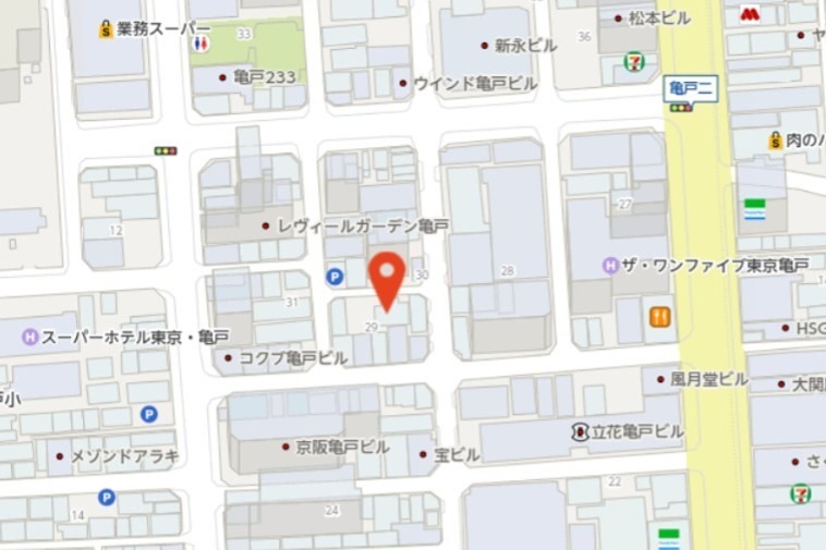 コンポジット亀戸ウエスト 地図（共通）