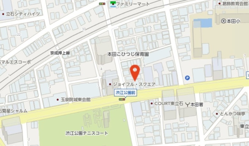 エクセラン立石Ⅱ 地図（共通）