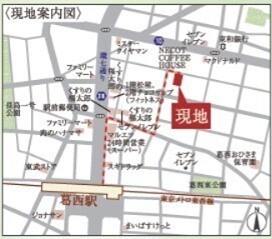 コンフォルト葛西 地図（共通）