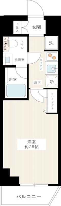 HY's crecer 清澄白河 間取り