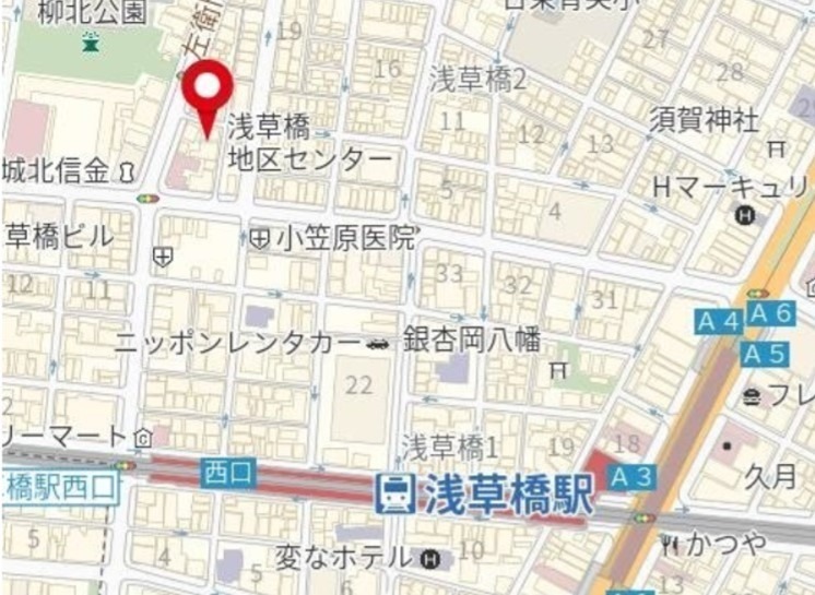 シーアイマンション浅草橋 地図（共通）