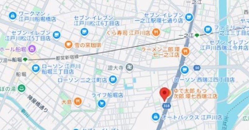ルフォン一之江 地図（共通）