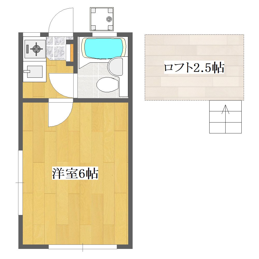 エクセル１ 111号室 間取り