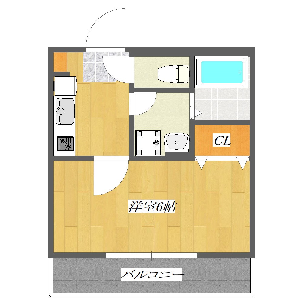 Ｇ square  102号室 間取り