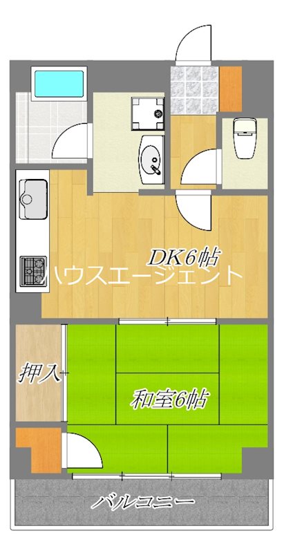 関口ビル 602号室 間取り