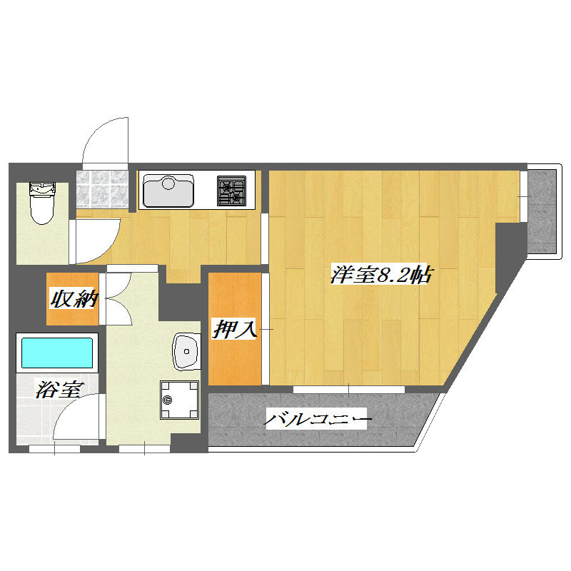 レジデンスオークⅡ 間取り図