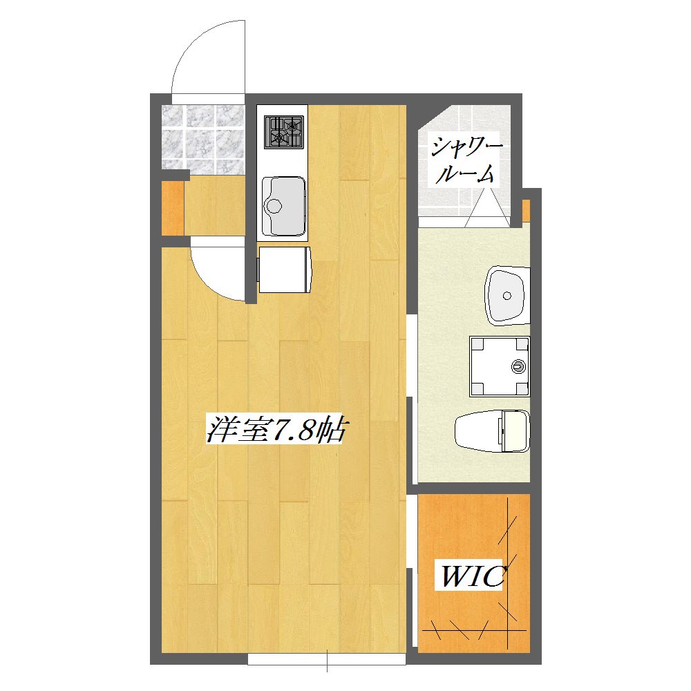 クレール３ 間取り図