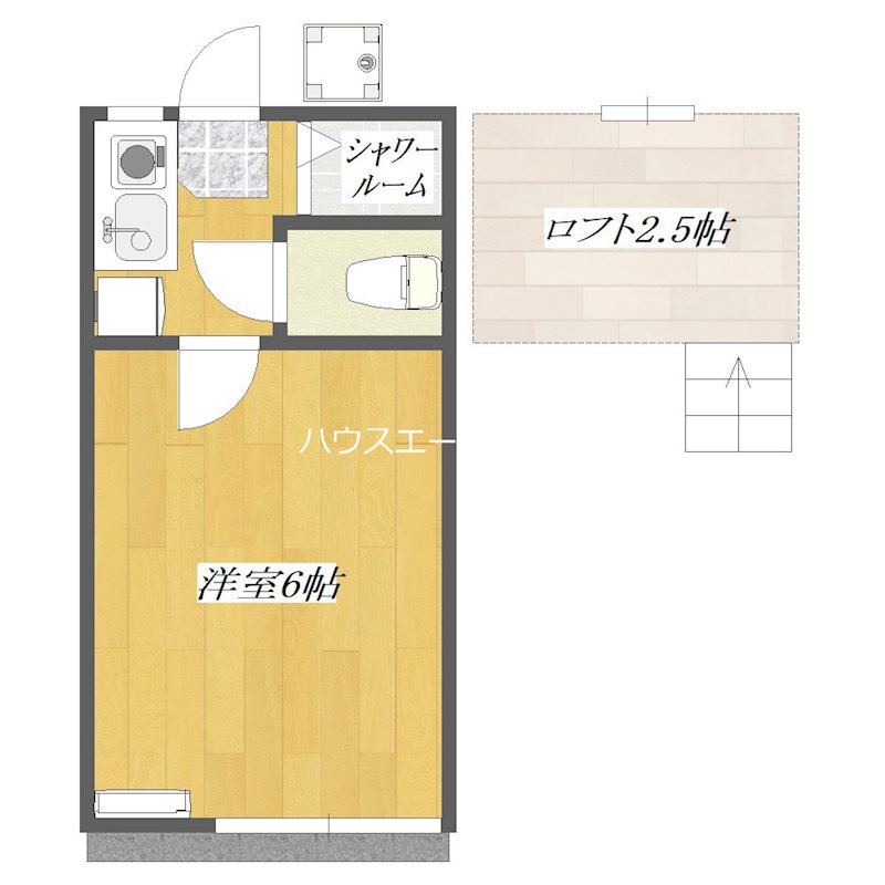エクセル１ 115号室 間取り