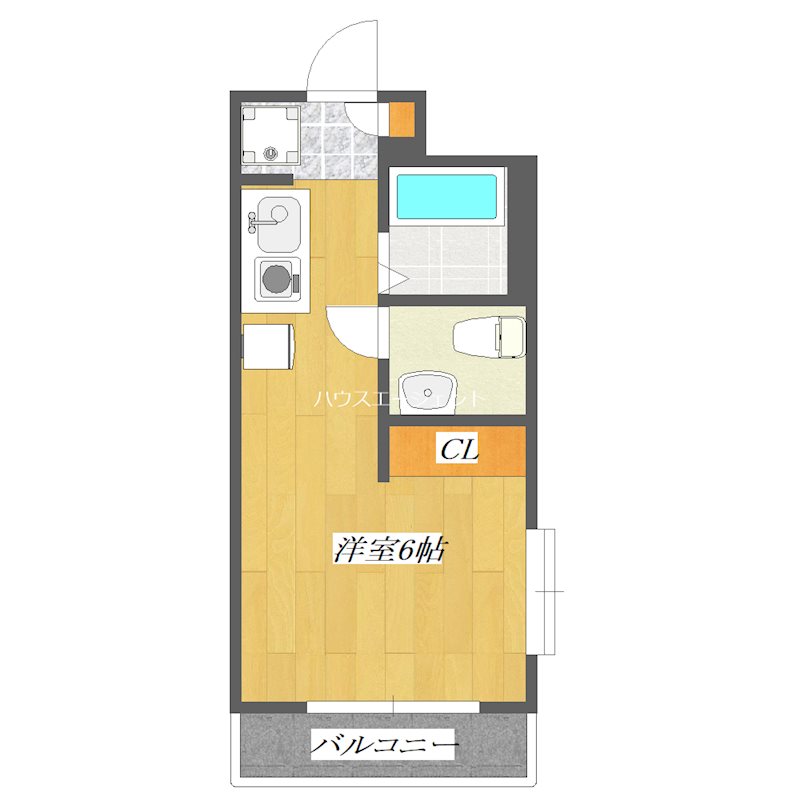 モア８ 835号室 間取り