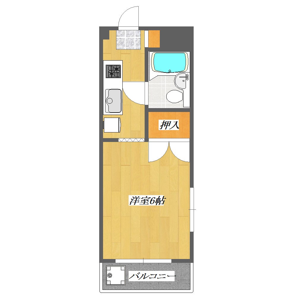 アップルハウス 間取り図