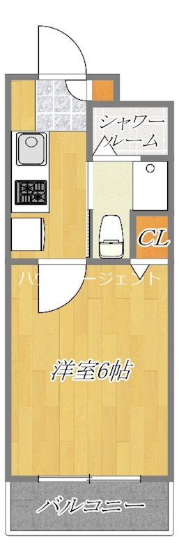 ラグジュアリーサンレイク 106号室 間取り