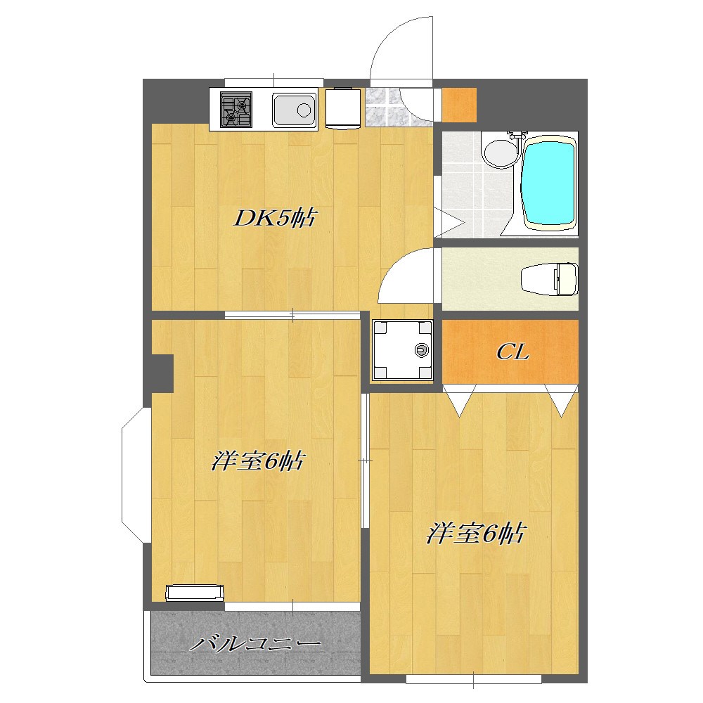 ラグジュアリーサンレイク 205号室 間取り