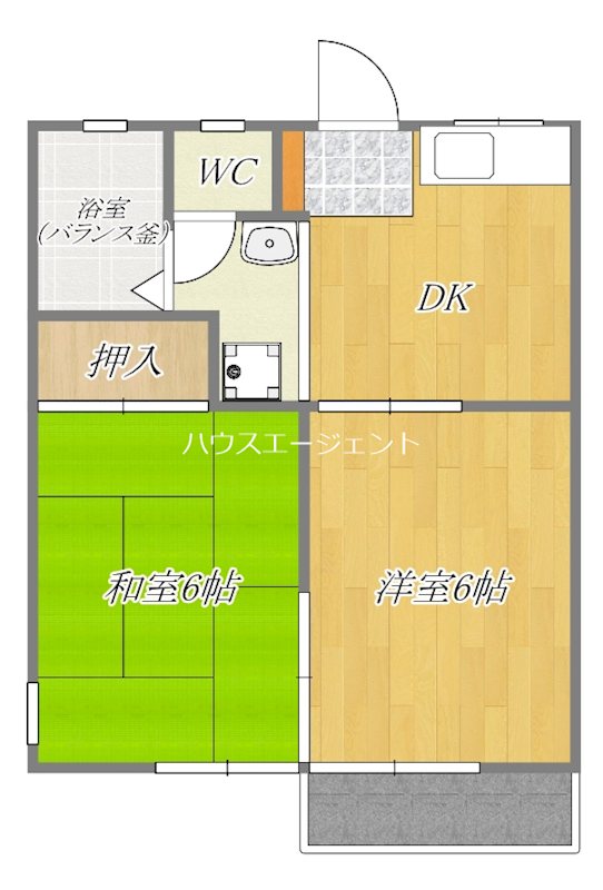 第一ハイツ高梨 207号室 間取り