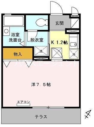 コンフォート北葛西 101号室 間取り