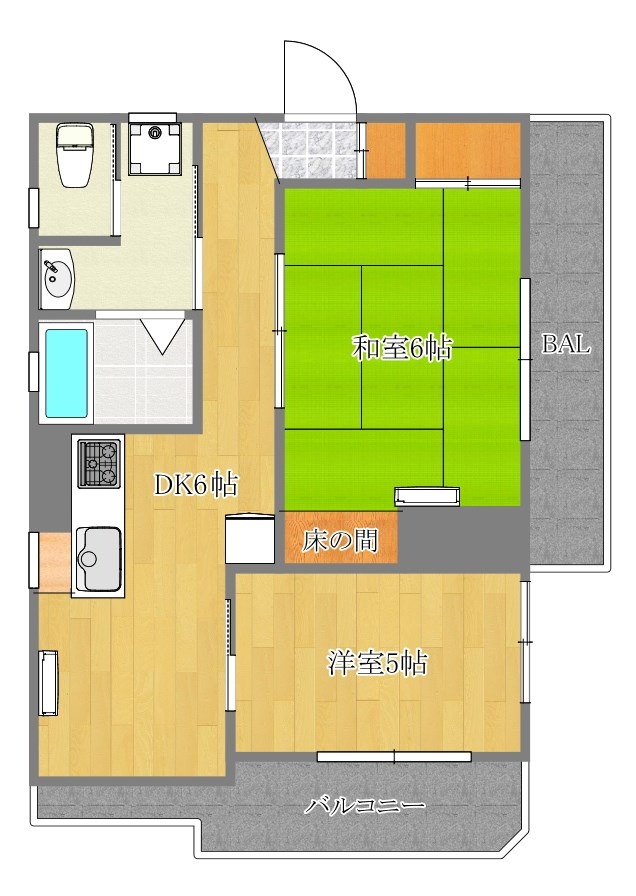 ハイツセントラル葛西 間取り図
