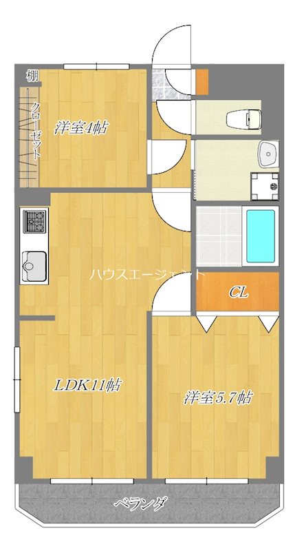 サンモール四季Ⅱ 301号室 間取り
