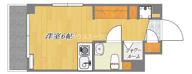 フローラ５ 517号室 間取り