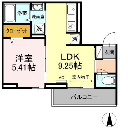 ホライゾンⅡ 203号室 間取り