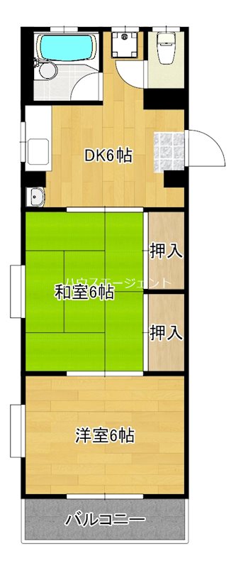 セカンドマンションイトー 間取り図