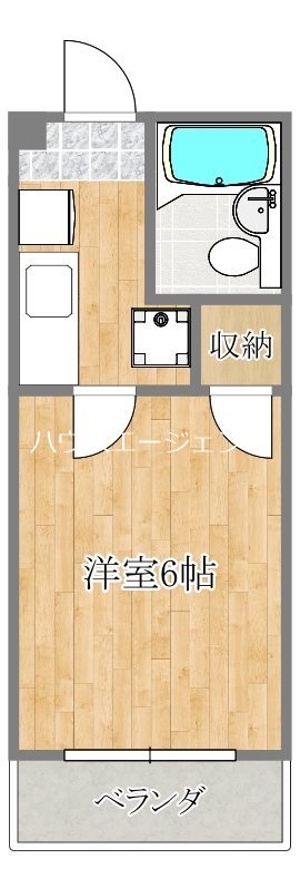 コーポナミキ 215号室 間取り
